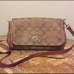 Tan Coach Crossbody Bag